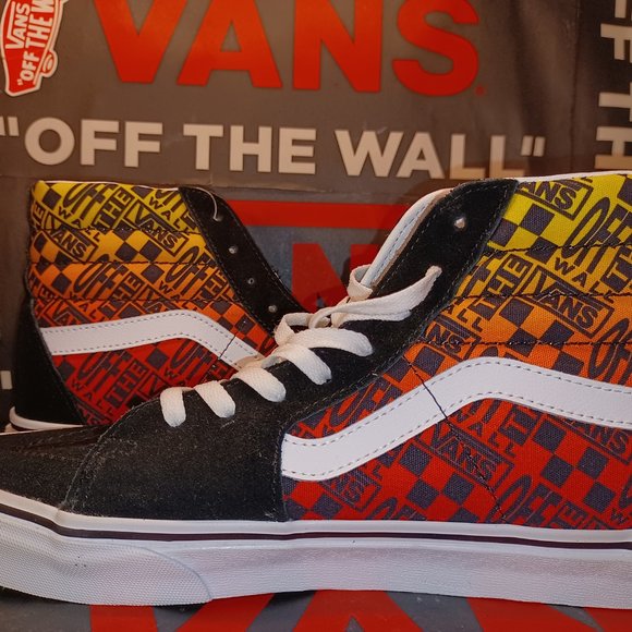 Vans Sk8-Hi Logo Flame Canvas Black  Men\'s 11.5 VN0A5HZZA5P main image 7